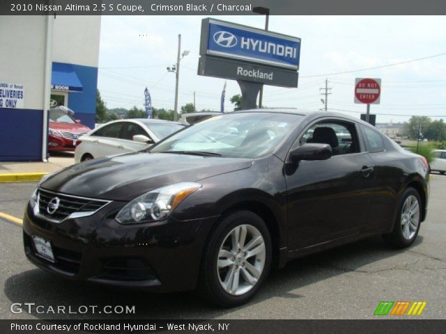 2010 Nissan Altima 2.5 S Coupe in Crimson Black