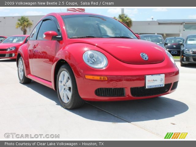 2009 Volkswagen New Beetle 2.5 Coupe in Salsa Red