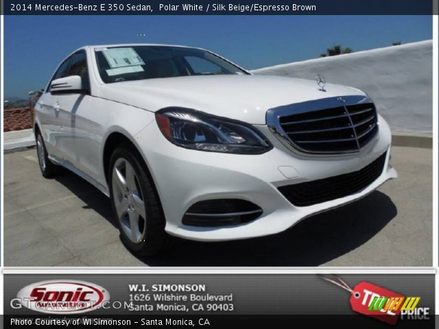 2014 Mercedes-Benz E 350 Sedan in Polar White
