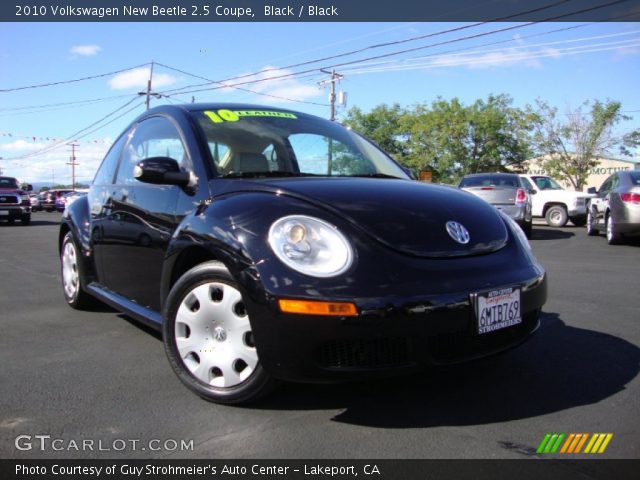 2010 Volkswagen New Beetle 2.5 Coupe in Black