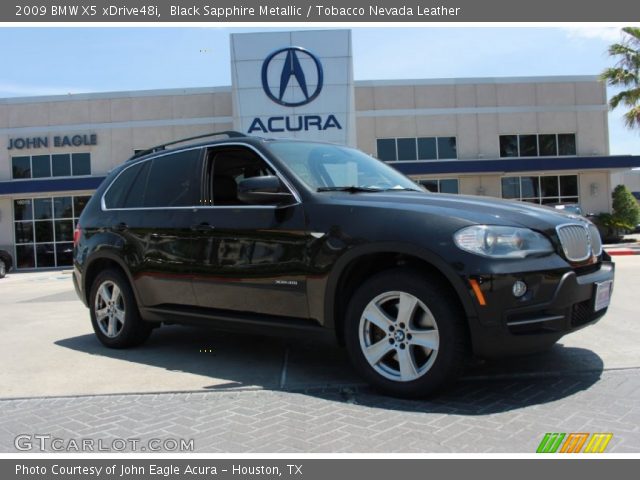 2009 BMW X5 xDrive48i in Black Sapphire Metallic