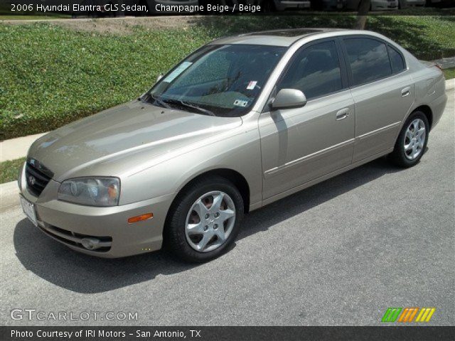2006 Hyundai Elantra GLS Sedan in Champagne Beige