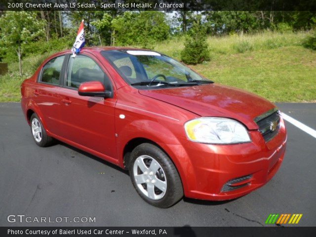 2008 Chevrolet Aveo LS Sedan in Sport Red Metallic