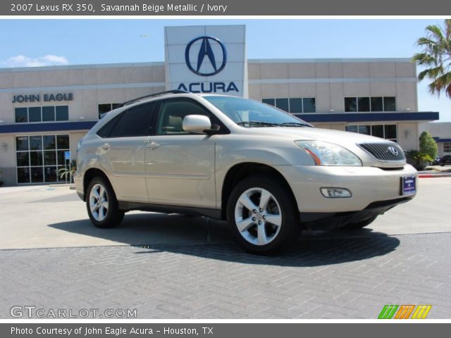 2007 Lexus RX 350 in Savannah Beige Metallic