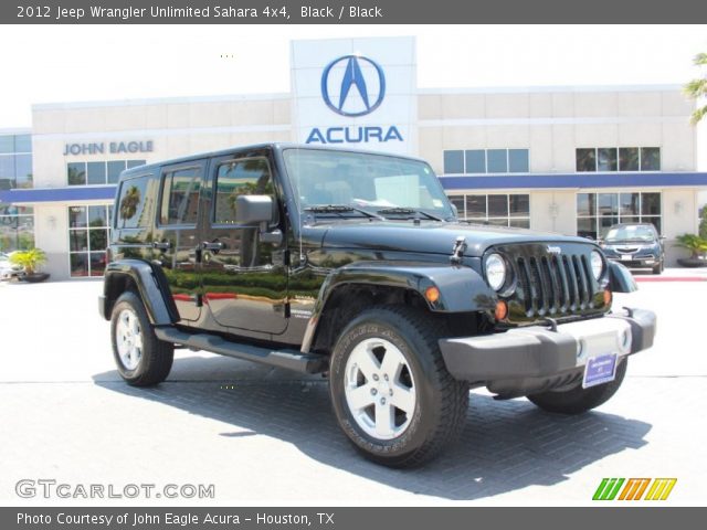2012 Jeep Wrangler Unlimited Sahara 4x4 in Black