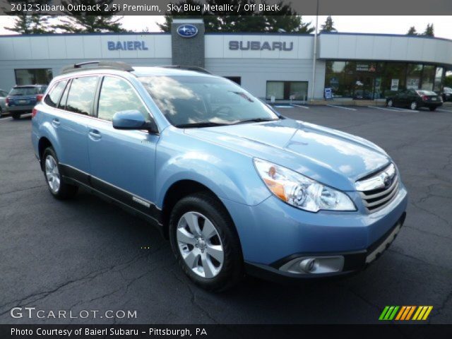 2012 Subaru Outback 2.5i Premium in Sky Blue Metallic