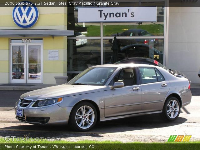 2006 Saab 9-5 2.3T Sedan in Steel Gray Metallic