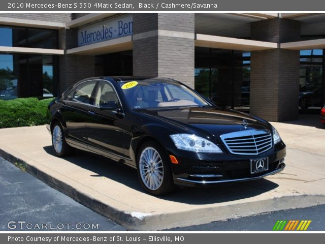 2010 Mercedes-Benz S 550 4Matic Sedan in Black
