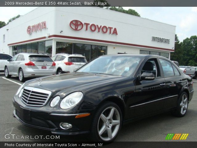 2009 Mercedes-Benz E 350 4Matic Sedan in Black