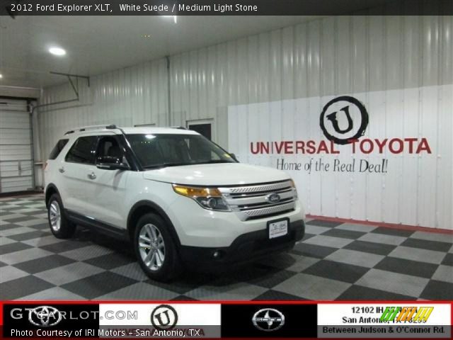 2012 Ford Explorer XLT in White Suede