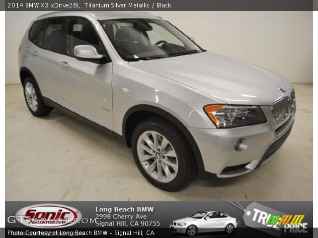 2014 BMW X3 xDrive28i in Titanium Silver Metallic