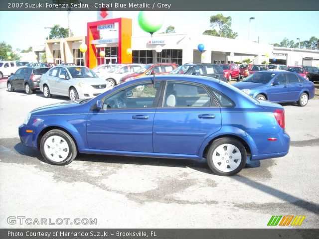 2007 Suzuki Forenza Sedan in Cobalt Blue Metallic