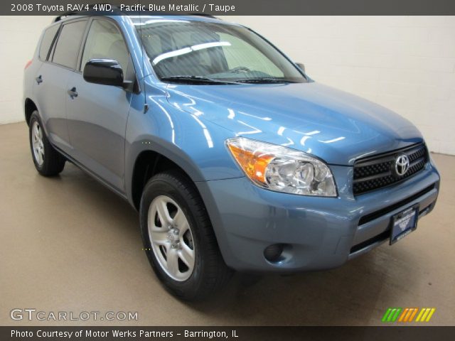 2008 Toyota RAV4 4WD in Pacific Blue Metallic