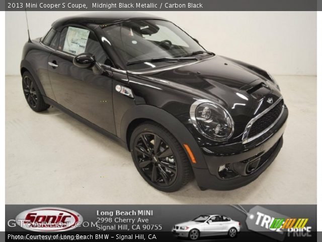 2013 Mini Cooper S Coupe in Midnight Black Metallic