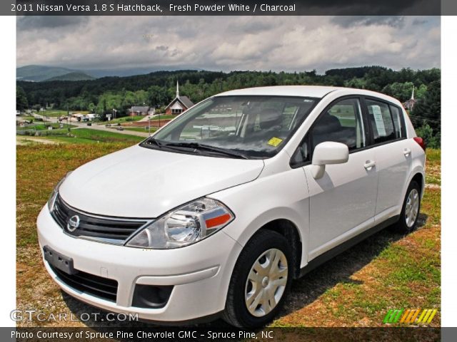 2011 Nissan Versa 1.8 S Hatchback in Fresh Powder White