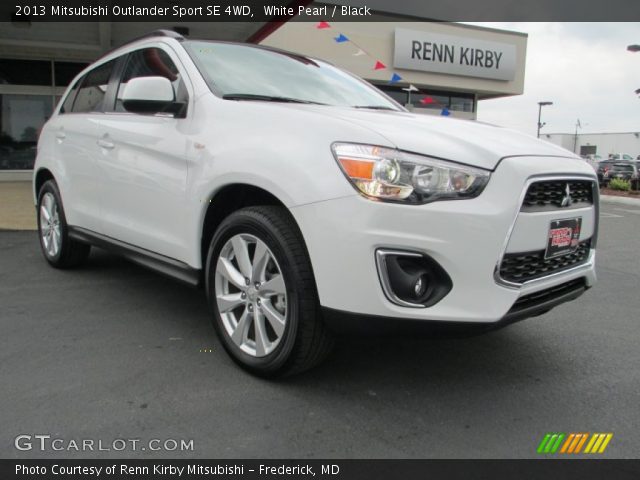 2013 Mitsubishi Outlander Sport SE 4WD in White Pearl