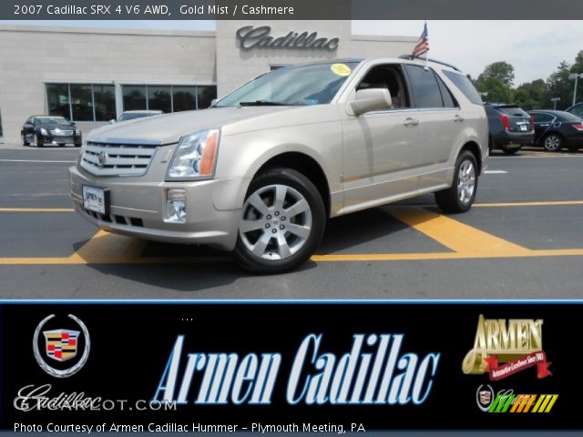 2007 Cadillac SRX 4 V6 AWD in Gold Mist