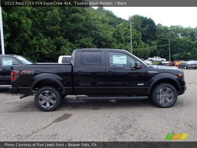 2013 Ford F150 FX4 SuperCrew 4x4 in Tuxedo Black Metallic