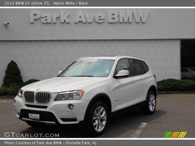 2013 BMW X3 xDrive 35i in Alpine White