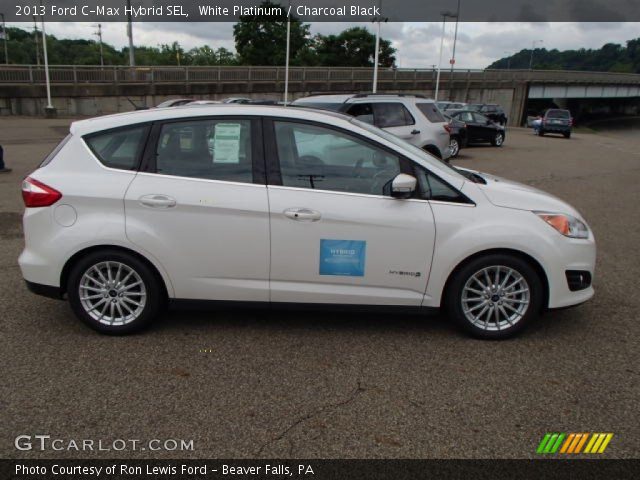 2013 Ford C-Max Hybrid SEL in White Platinum
