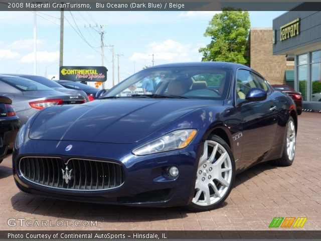 2008 Maserati GranTurismo  in Blu Oceano (Dark Blue)