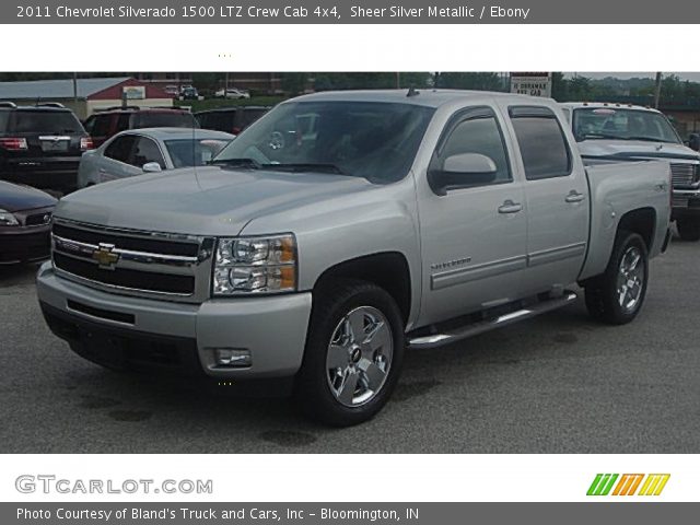 2011 Chevrolet Silverado 1500 LTZ Crew Cab 4x4 in Sheer Silver Metallic