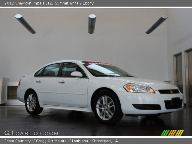 2012 Chevrolet Impala LTZ in Summit White