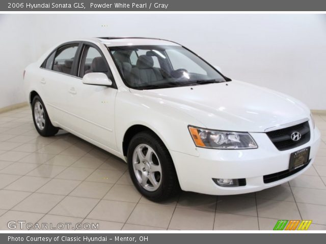 2006 Hyundai Sonata GLS in Powder White Pearl