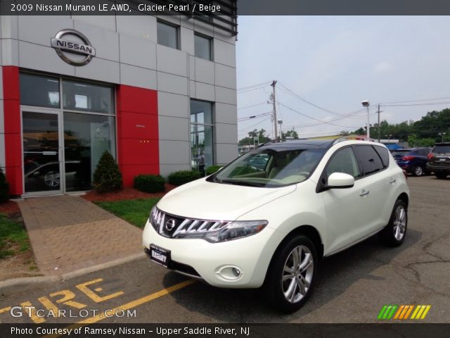 2009 Nissan Murano LE AWD in Glacier Pearl