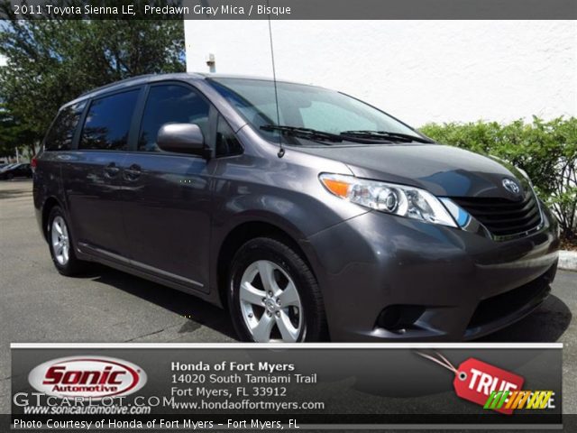 2011 Toyota Sienna LE in Predawn Gray Mica