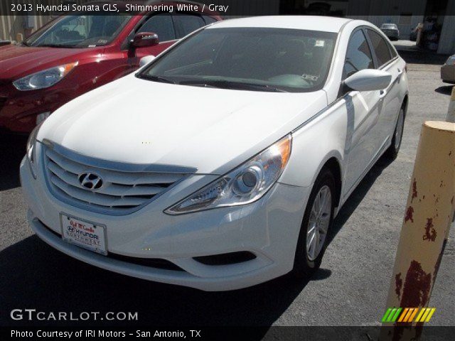 2013 Hyundai Sonata GLS in Shimmering White
