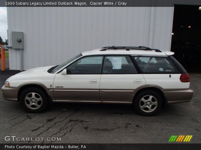 1999 Subaru Legacy Limited Outback Wagon in Glacier White