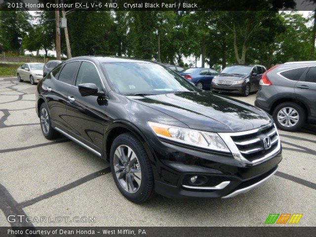 2013 Honda Crosstour EX-L V-6 4WD in Crystal Black Pearl
