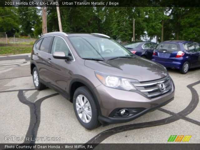 2013 Honda CR-V EX-L AWD in Urban Titanium Metallic
