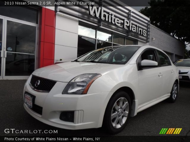 2010 Nissan Sentra 2.0 SR in Aspen White