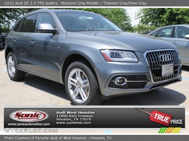 2013 Audi Q5 3.0 TFSI quattro in Monsoon Gray Metallic