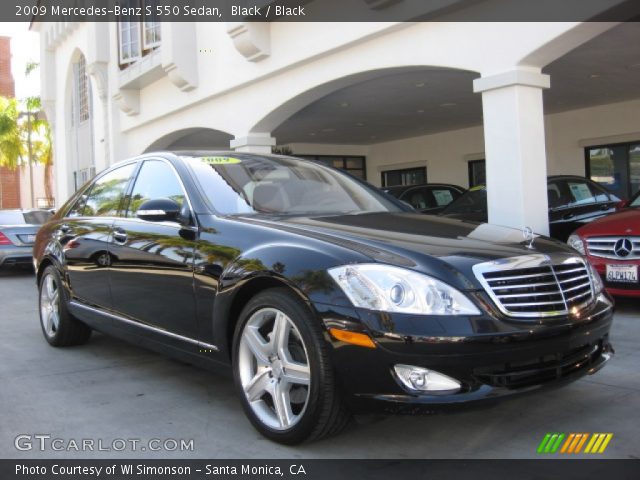 2009 Mercedes-Benz S 550 Sedan in Black
