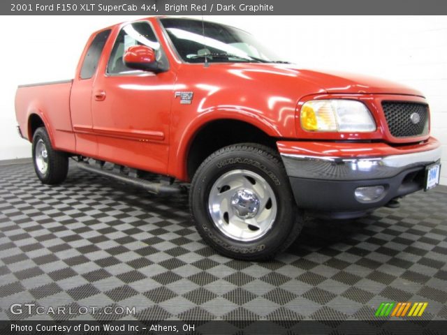 2001 Ford F150 XLT SuperCab 4x4 in Bright Red