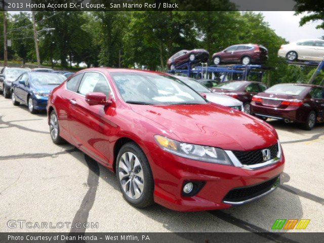 2013 Honda Accord EX-L Coupe in San Marino Red