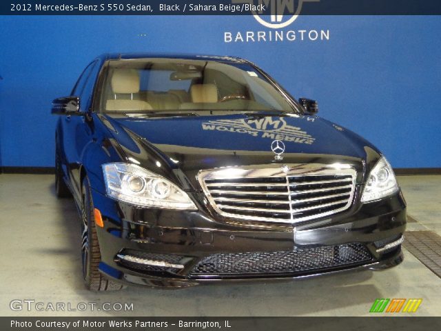 2012 Mercedes-Benz S 550 Sedan in Black