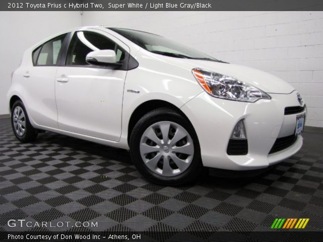 2012 Toyota Prius c Hybrid Two in Super White