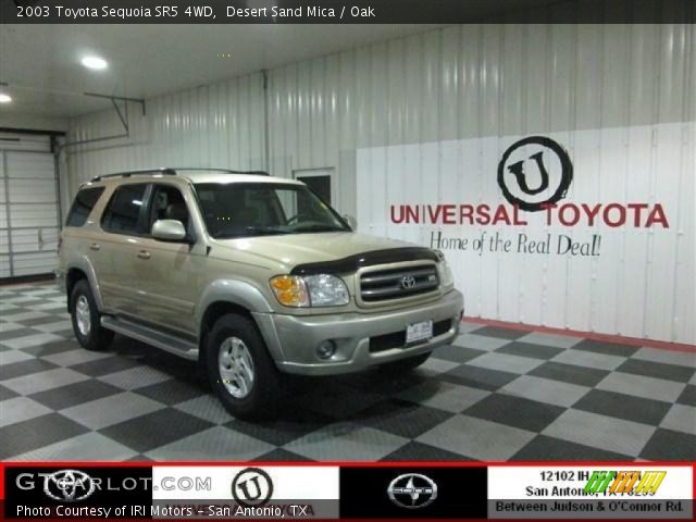 2003 Toyota Sequoia SR5 4WD in Desert Sand Mica