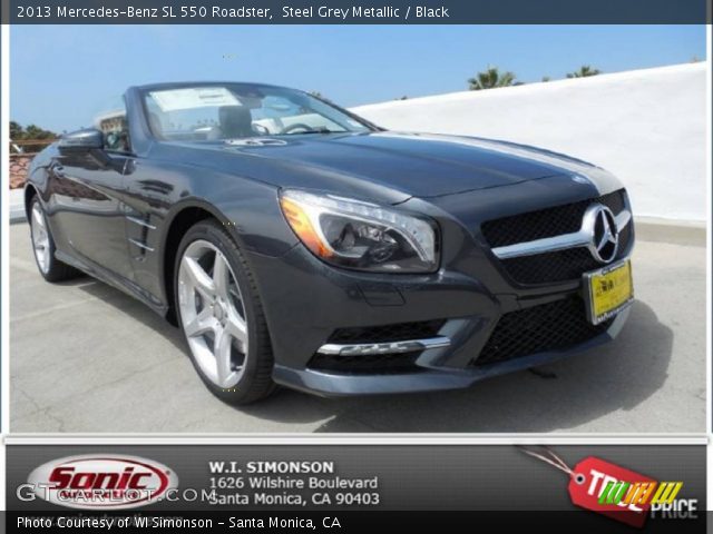2013 Mercedes-Benz SL 550 Roadster in Steel Grey Metallic