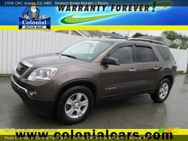 2008 GMC Acadia SLE AWD in Medium Brown Metallic