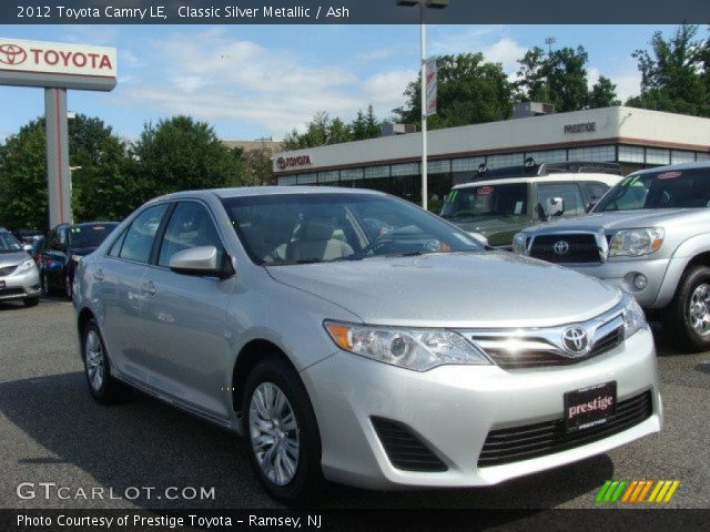2012 Toyota Camry LE in Classic Silver Metallic