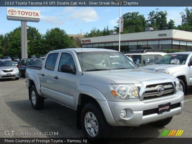 2010 Toyota Tacoma V6 SR5 Double Cab 4x4 in Silver Streak Mica