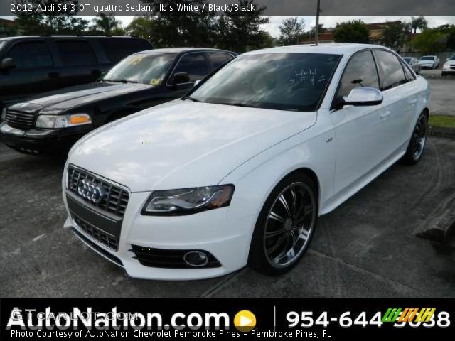 2012 Audi S4 3.0T quattro Sedan in Ibis White