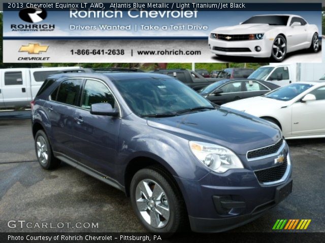 2013 Chevrolet Equinox LT AWD in Atlantis Blue Metallic