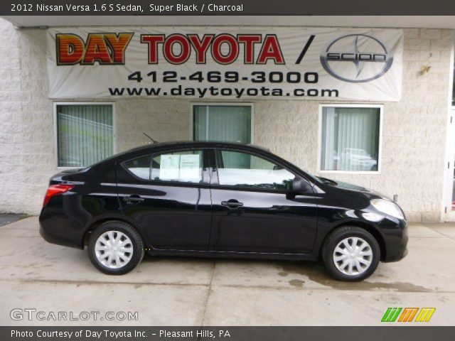 2012 Nissan Versa 1.6 S Sedan in Super Black