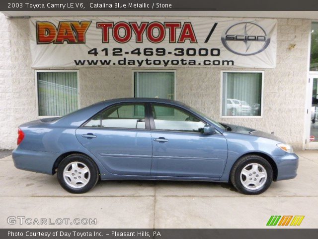 2003 Toyota Camry LE V6 in Catalina Blue Metallic